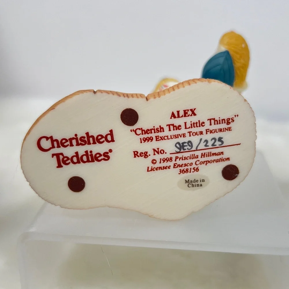 Enesco Cherished Teddies Alex 1998 